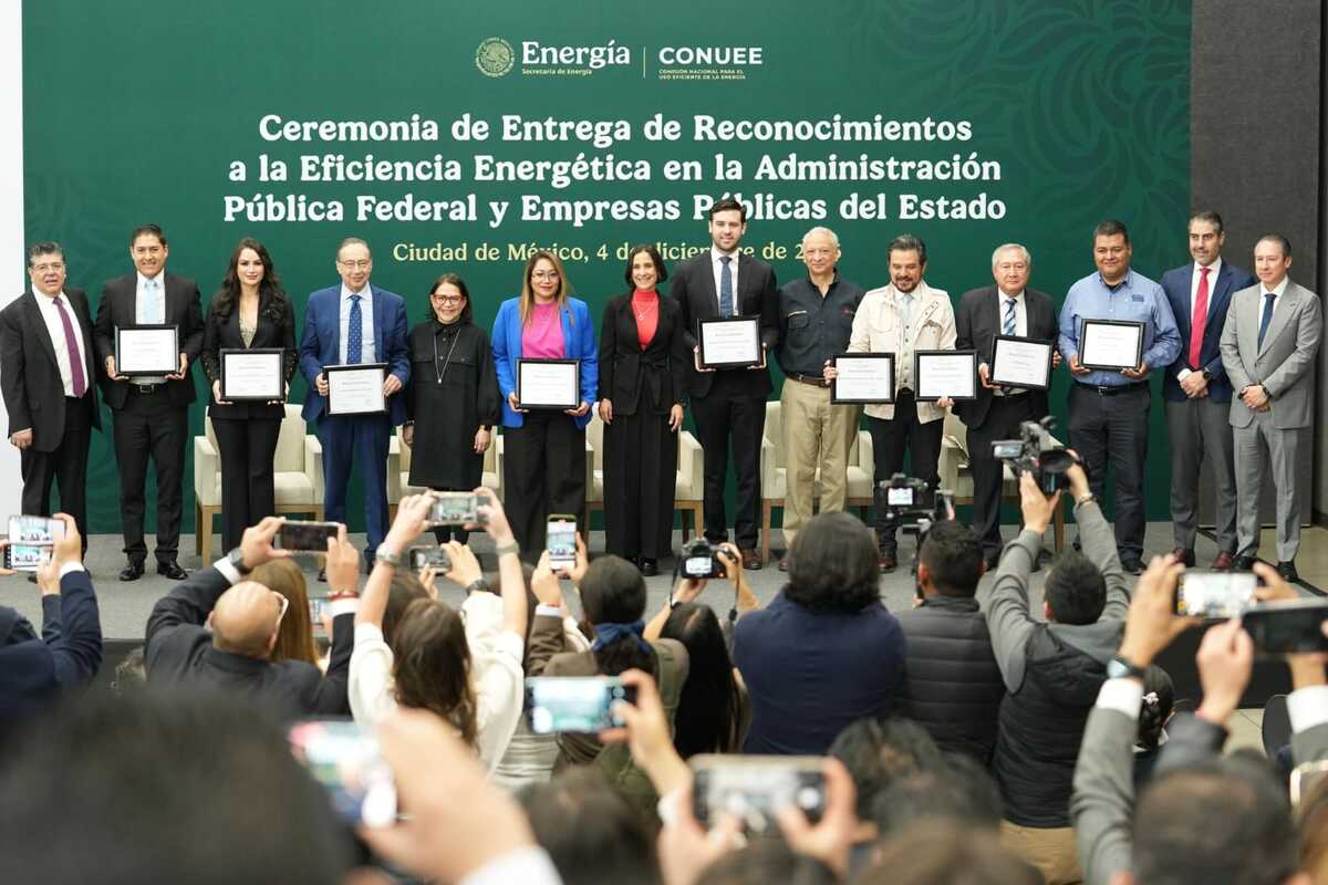 ¡Por un futuro sustentable! Sener premia a instituciones por eficiencia energética