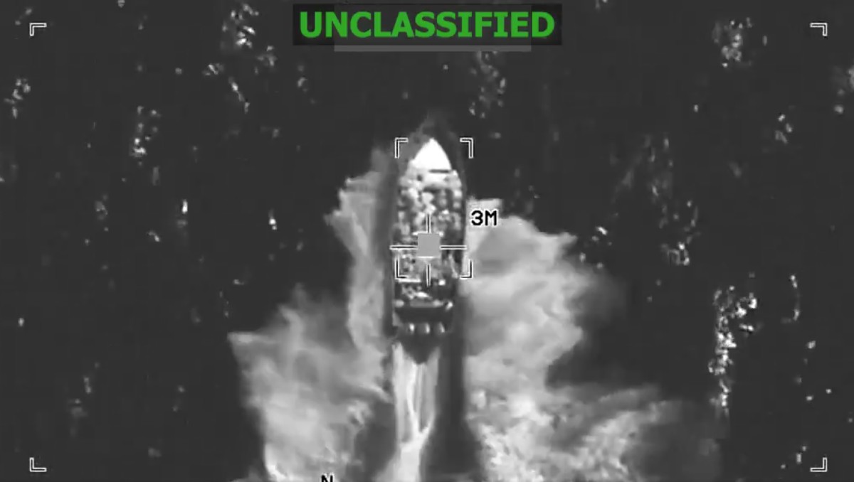 El ejército de Estados Unidos realizó un ataque cinético letal contra un buque en aguas internacionales. | Captura