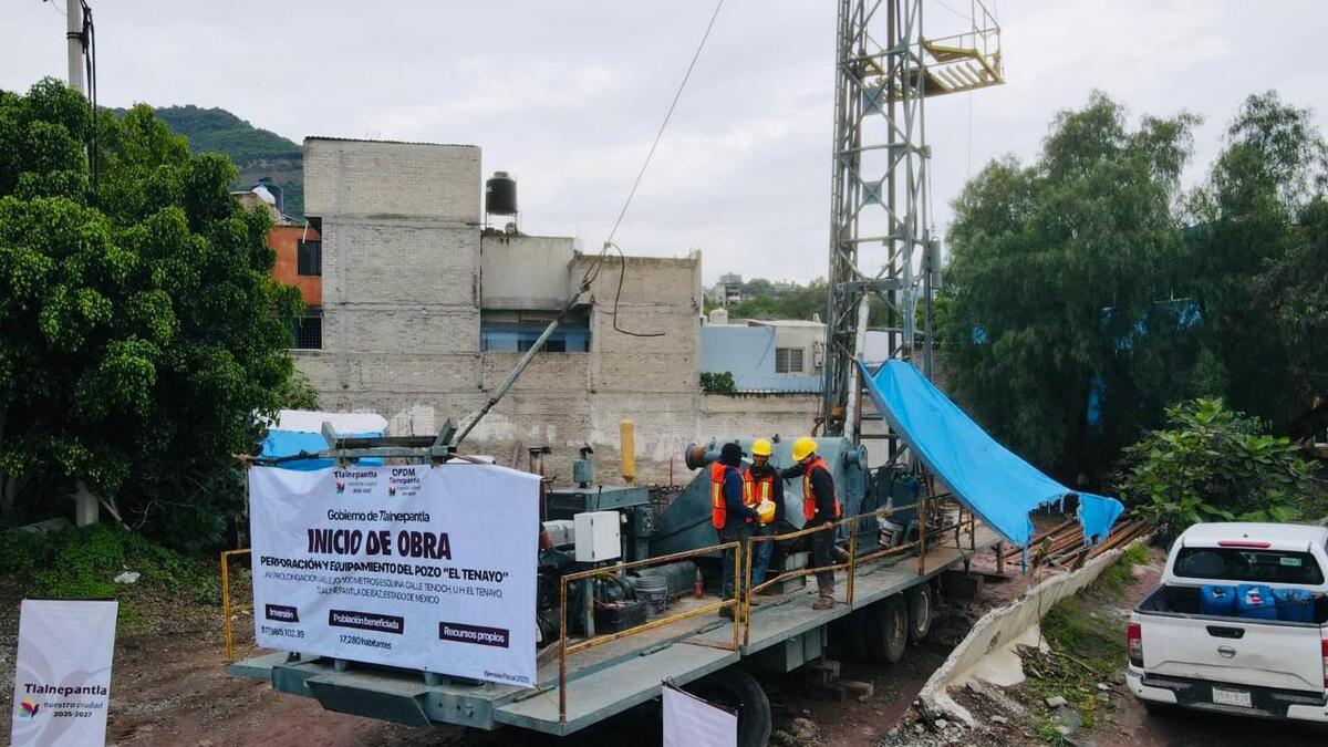 Inicio de los trabajos de perforación del pozo 'El Tenayo'. | Especial