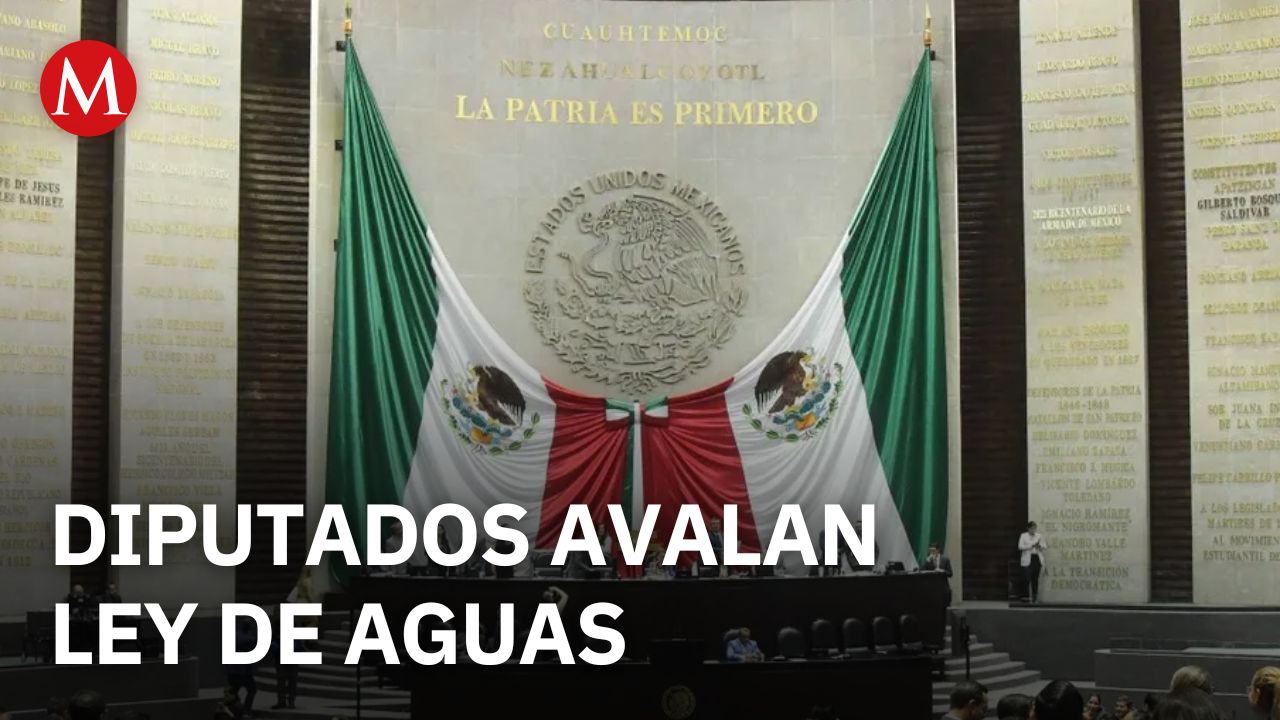 Entre protestas avanza y se aprueba en lo general la Ley de Aguas en la Cámara de Diputados