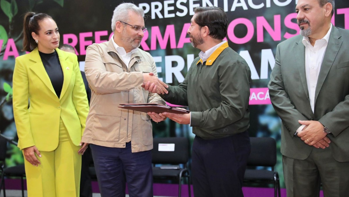 Ramírez Bedolla presenta iniciativa para combatir mafia inmobiliaria en Michoacán