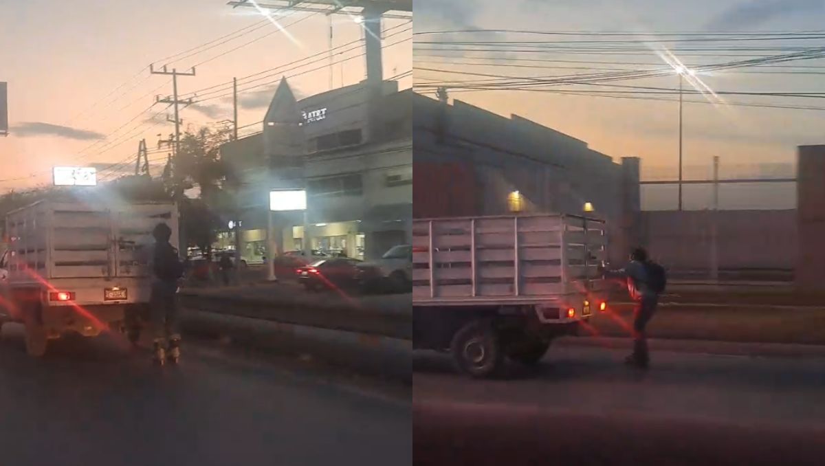 Usuarios destacaron la irresponsabilidad del acto y la posibilidad de terminara en tragedia. Especial