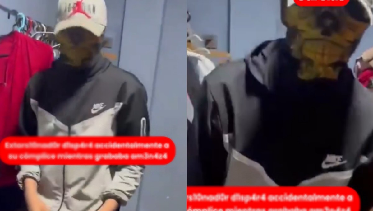 Video viral revela disparo accidental en banda de extorsión. | FOTO. Especial