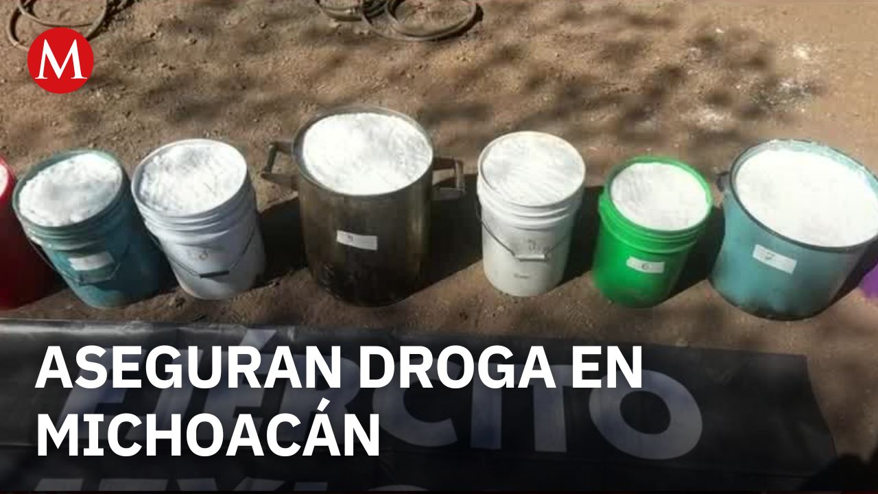 Autoridades de Michoacán decomisan más de 300 kilogramos de droga