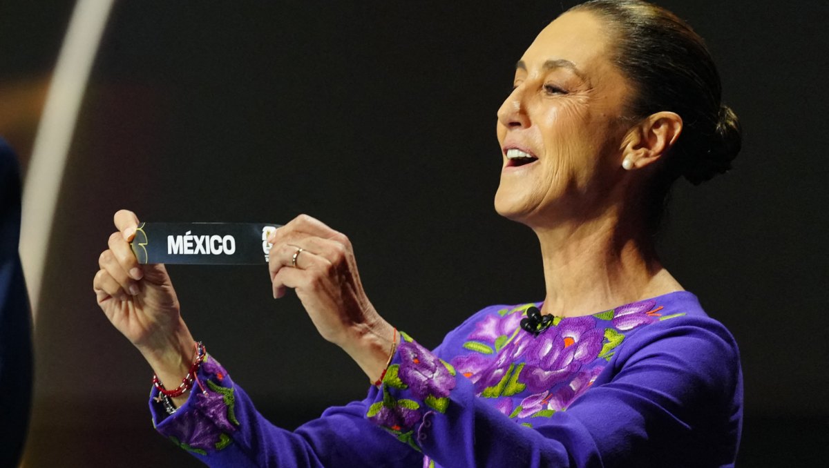 "¡Viva México!": ésta fue la reacción de Sheinbaum durante el sorteo del Mundial 2026