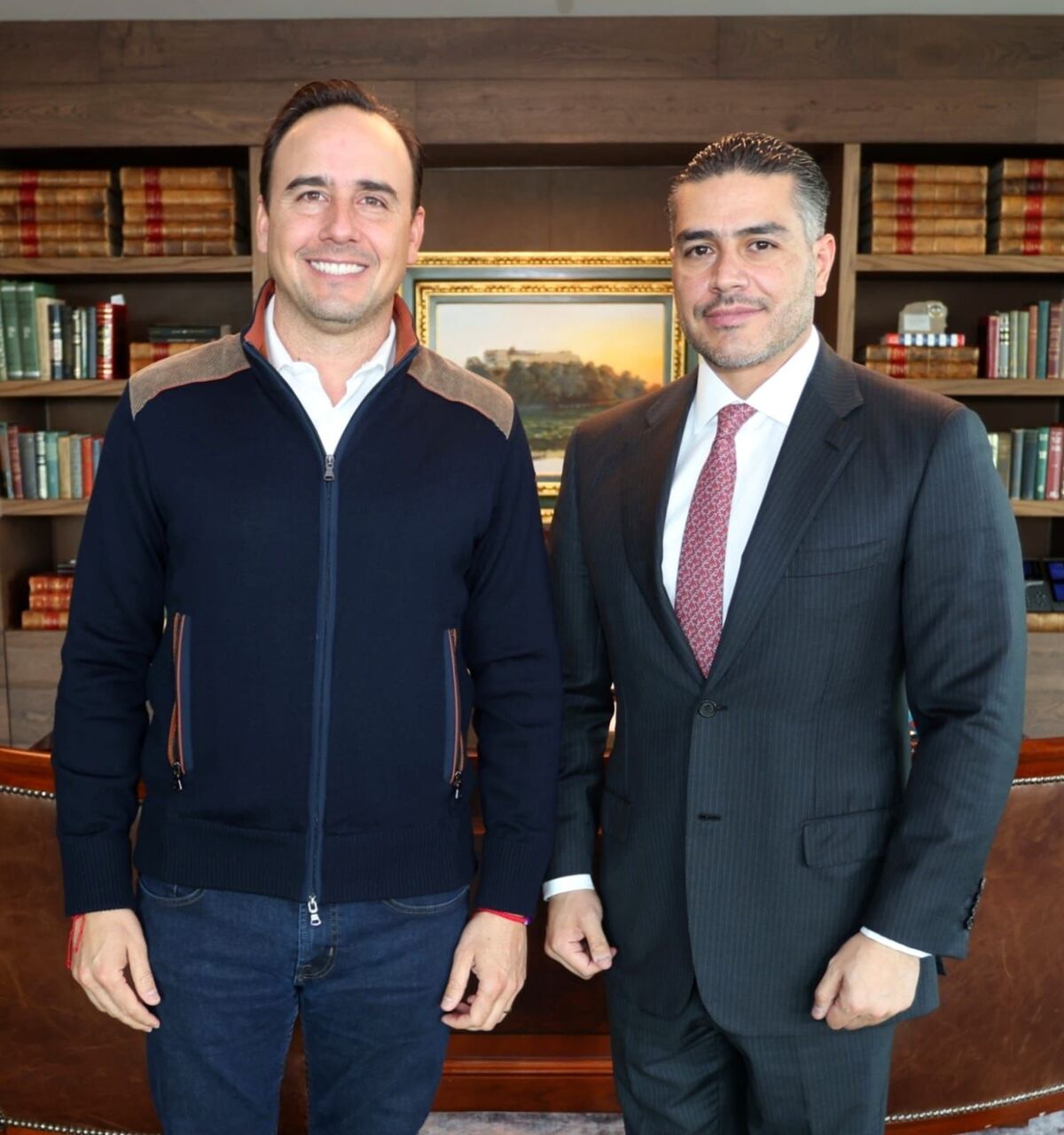 Gobernador de Coahuila y Harfuch fortalecen coordinación de seguridad. (Cortesía)