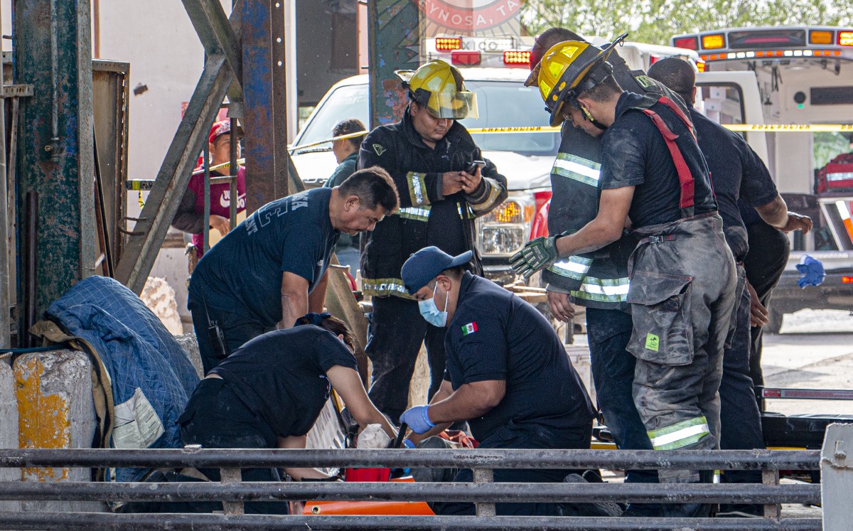 Hombre sufre amputación tras quedar prensado en maquinaria en Reynosa