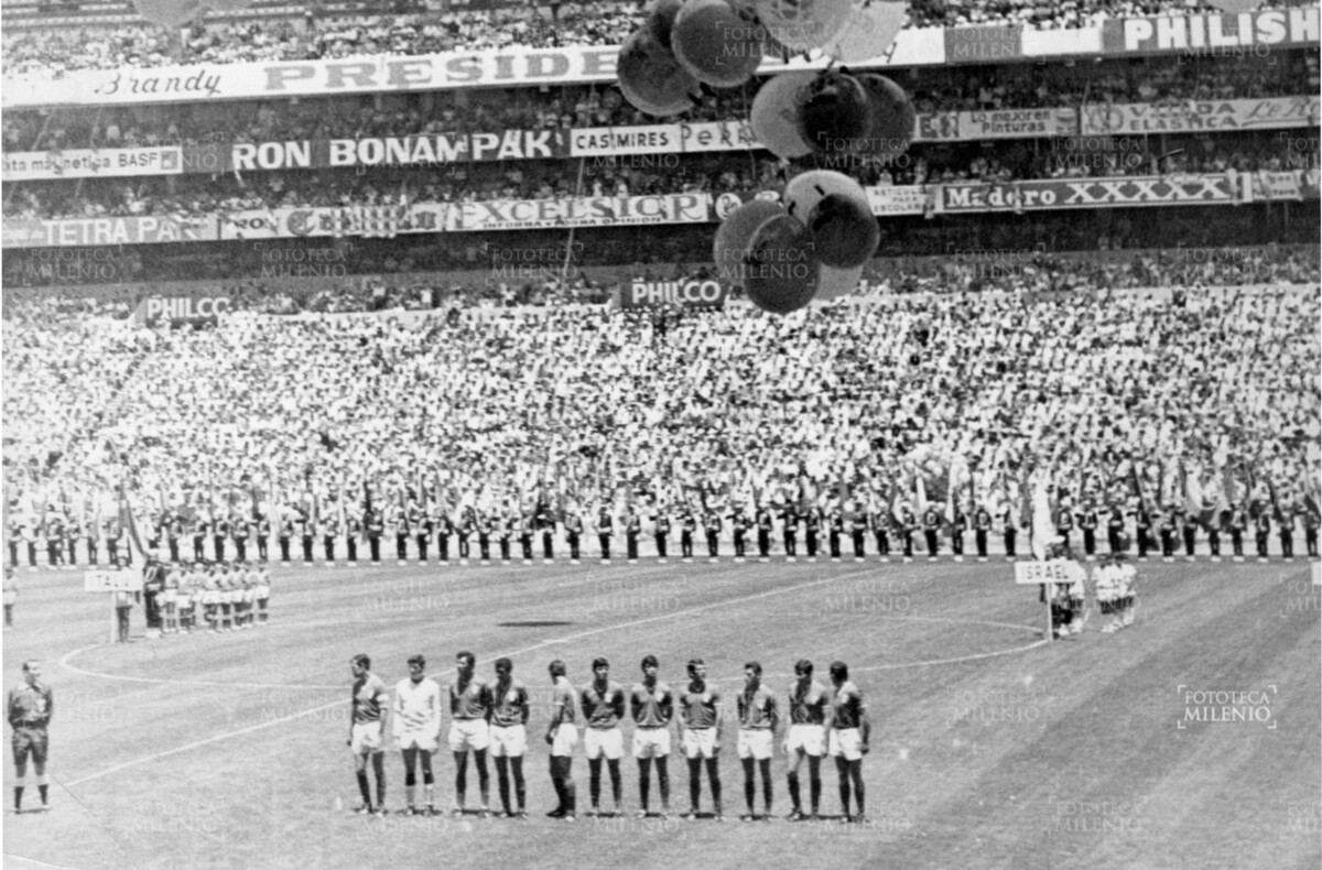 Inauguración de la Copa Mundial el 31 mayo 1970 (Fototeca Milenio)
