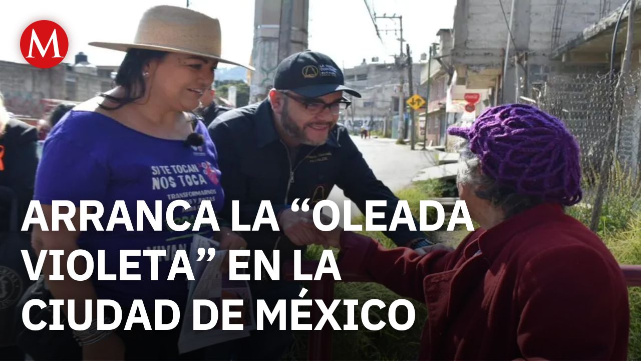 Da inicio la "Oleada Violeta" en Magdalena Contreras, Ciudad de México