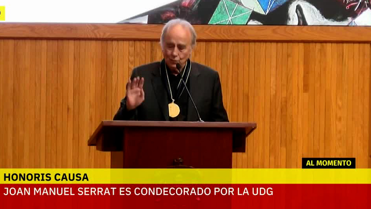 Joan Manuel Serrat recibe el Doctorado Honoris Causa por la UDG