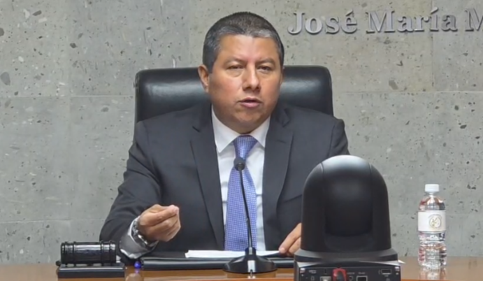 Leodegario Hernandez, presidente del TEEH. (Especial)