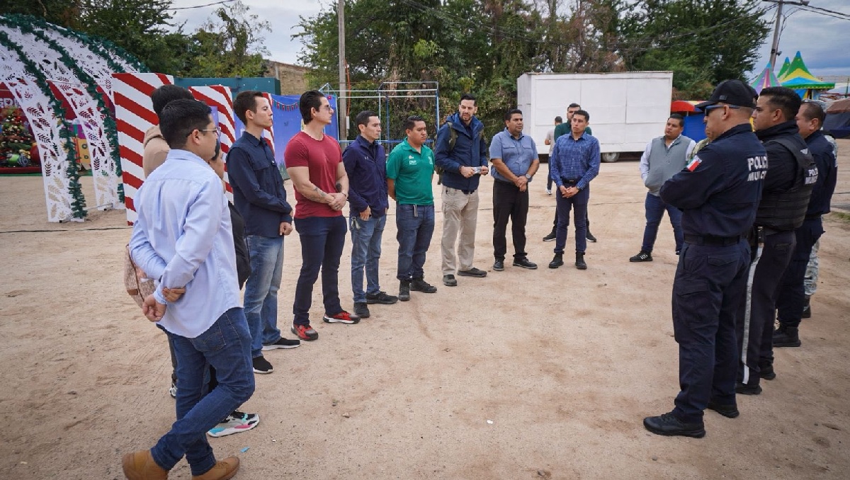 Preparan operativos de seguridad con motivo de la verbena navideña en Culiacán