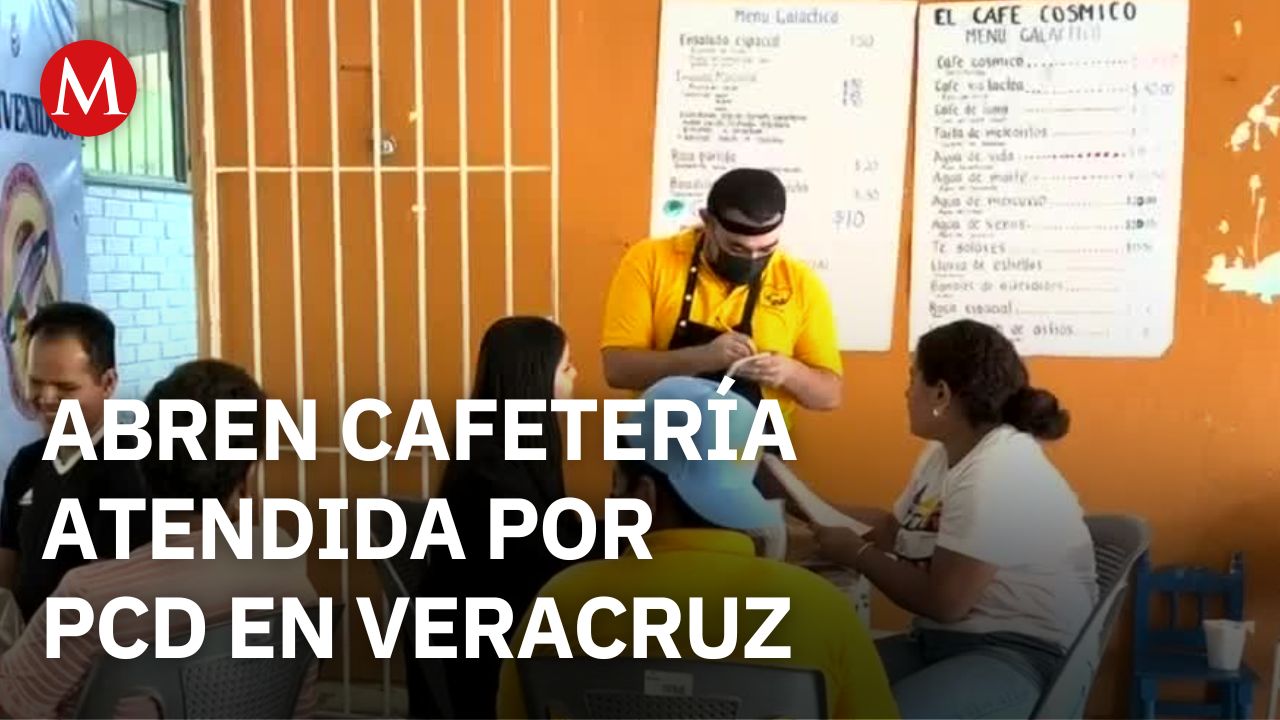 En Veracruz, abren la primera cafetería atendida por personas con discapacidad
