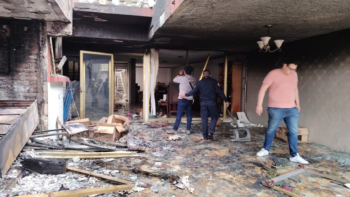 Al lugar arribaron elementos de seguridad y equipos de bomberos. (Foto: especial)