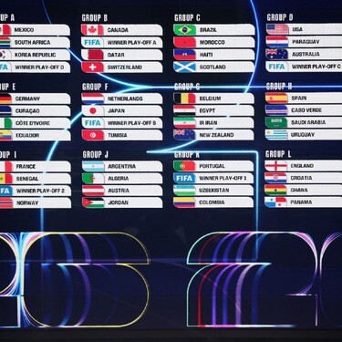 Quedaron definidos los grupos del Mundial 2026; así están conformados.