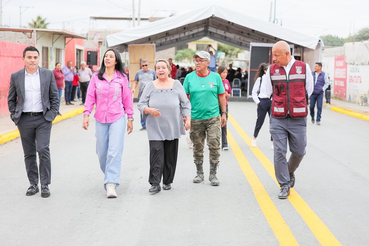 Betzabé Martínez Arango destacó que estos trabajos fortalecen la conectividad entre vialidades.| Especial.