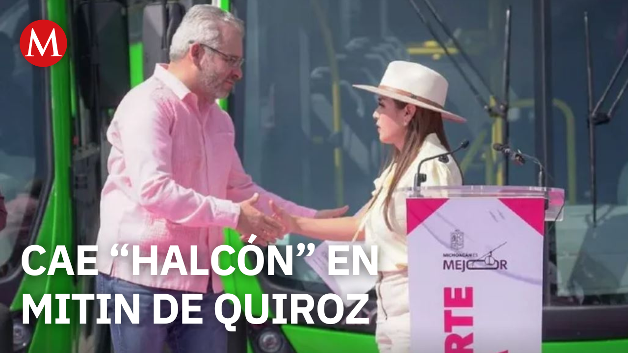 Detectan presunto “halcón” en evento de Grecia Quiroz, en Uruapan, Michoacán