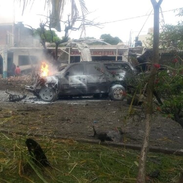 La explosión afectó a viviendas aledañas y al Palacio Municipal.