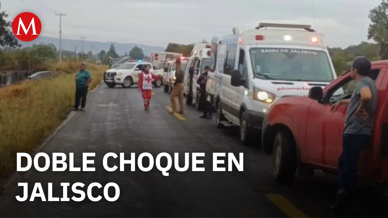 En Jalisco, fue cerrada la autopista Guadalajara-Colima por un accidente, dejando seis lesionados