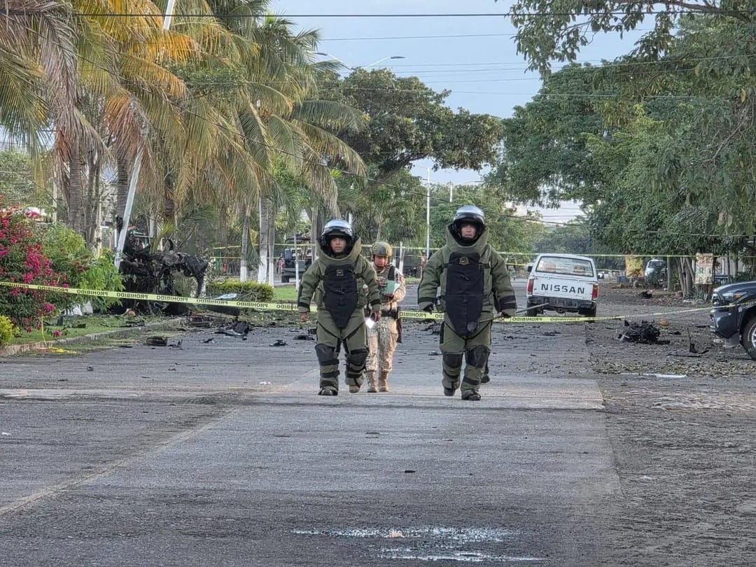 Autoridades continúan las indagatorias por la explosión en Coahuayana, Michoacán. | Especial