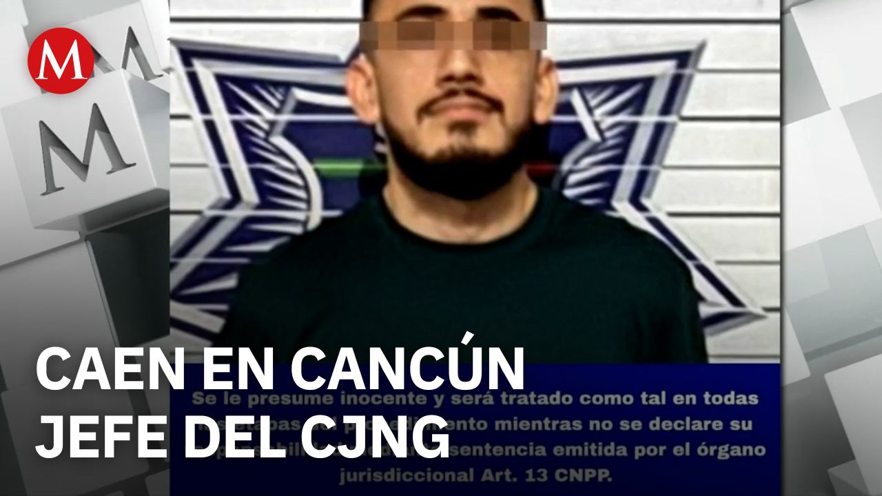 Cae en Cancún presunto jefe de plaza ligado al CJNG con droga