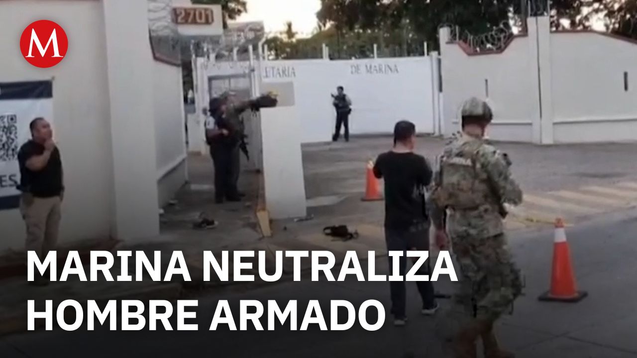 Marina neutraliza a hombre armado en acceso de zona naval en Puerto Vallarta