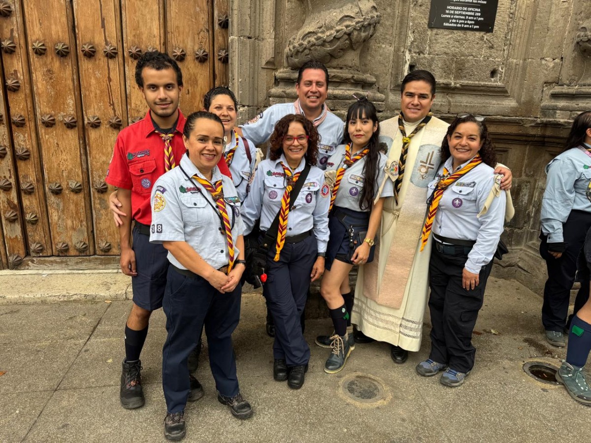 Con una misa en catedral, los scouts de Jalisco celebraron un aniversario más (Foto: Dalia Rojas)