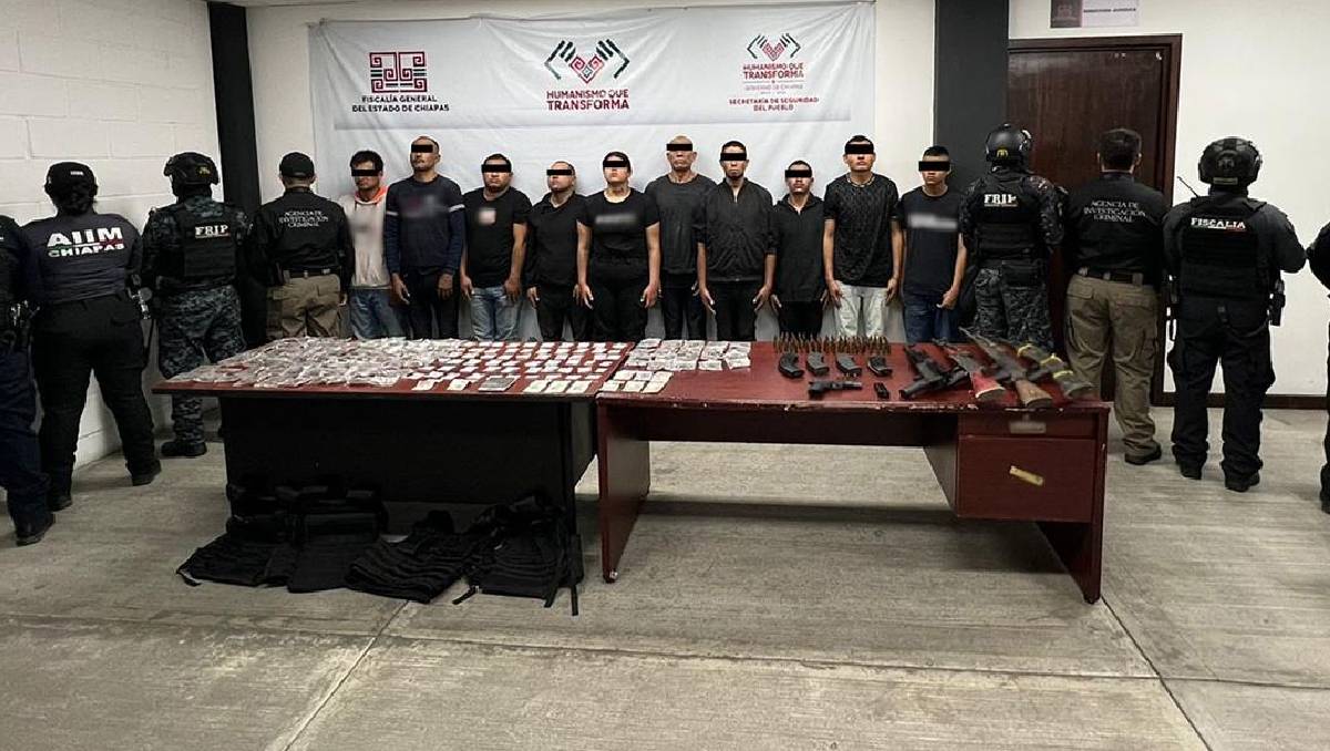 Omar García Harfuch, titular de la SSPC, informó sobre la detención de los presuntos integrantes del CJNG en Chiapas (SSPC)