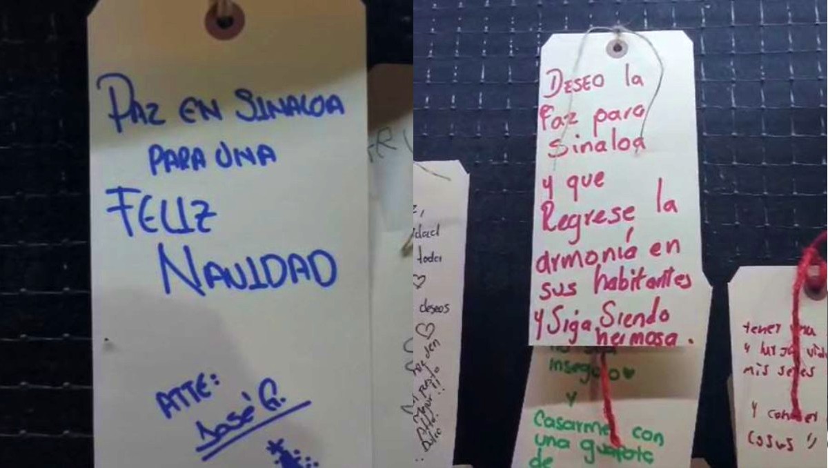 "Que mi papá regrese seguro a casa": Culiacán clama por paz en el Muro de los Deseos