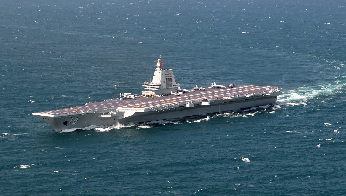 El portaaviones Fujian fue inaugurado por Xi Jinping. | AFP