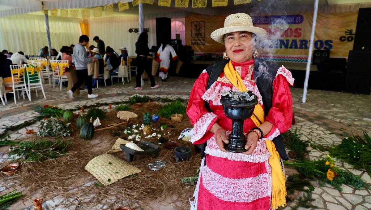 El PRD organizó un evento con representantes de las comunidades mazahua, otomí, náhuatl, matlatzinca y tlahuica. Foto: (Especial)
