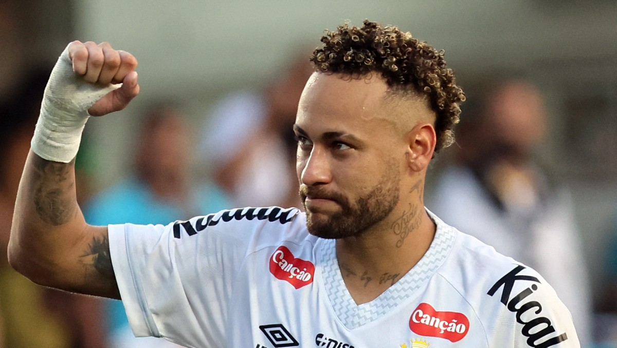 ¡La libra! El Santos de Neymar se salva del descenso en la Liga de Brasil tras golear al Cruzeiro