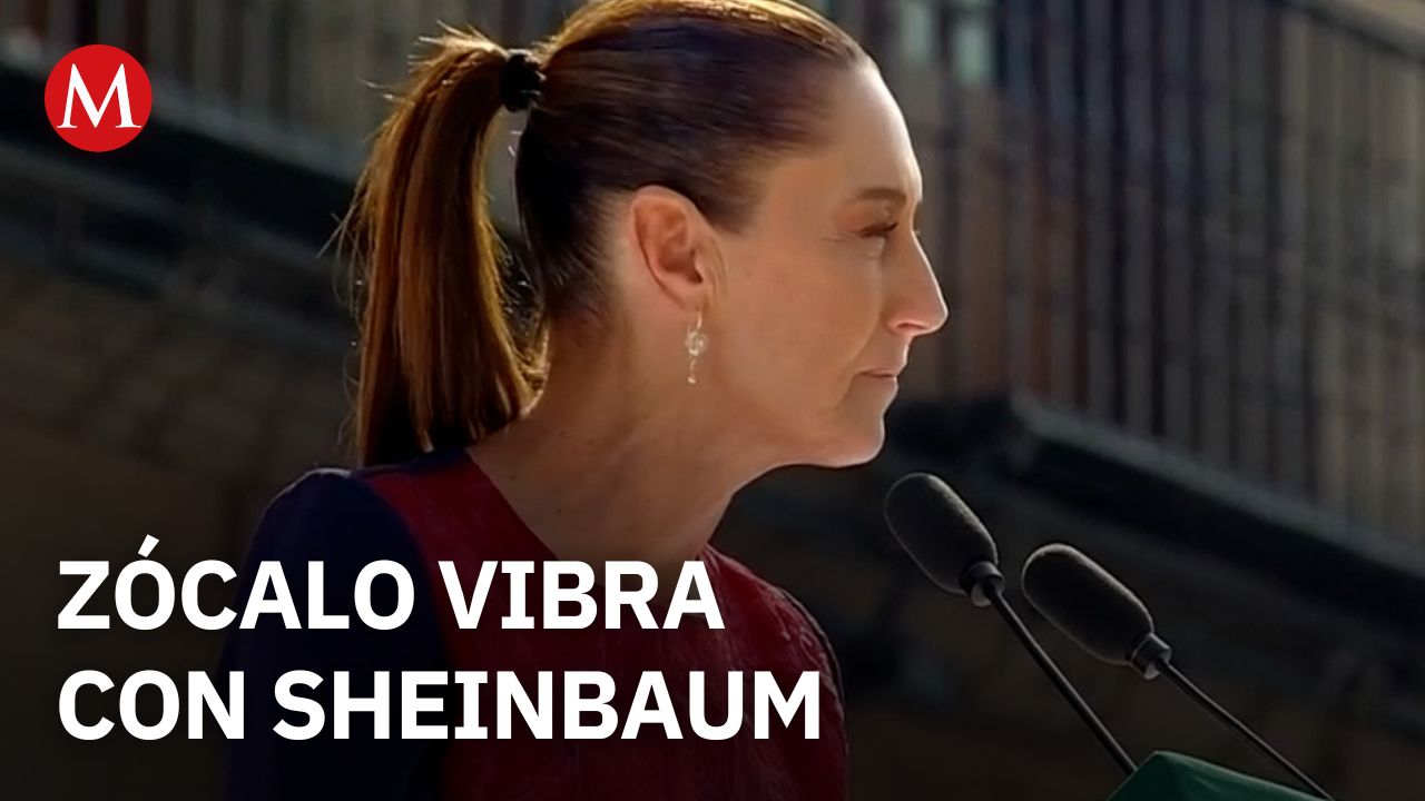 Sheinbaum celebra siete años de la 4T en el Zócalo con mensaje de unidad