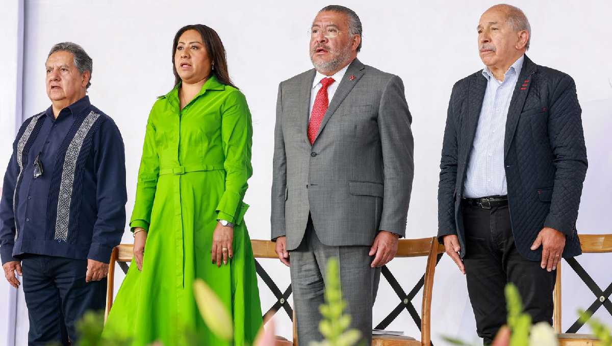 Xóchitl Flores presentó su primer informe de gobierno en Chimalhuacán. Foto: (Especial)