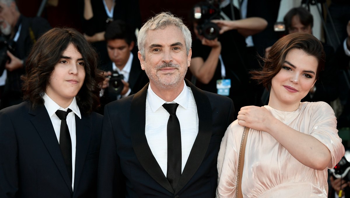 Alfonso Cuarón y sus hijos. | ESPECIAL