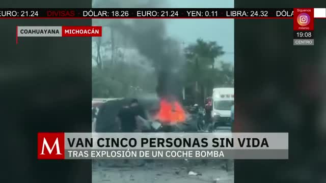 Ataque con coche bomba deja 5 muertos en Michoacán | Jaime Núñez, 8 de diciembre de 2025