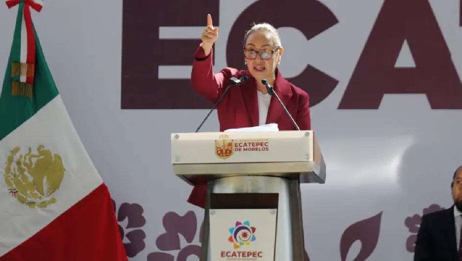 Azucena Cisneros presenta su primer avance de gobierno en Ecatepec