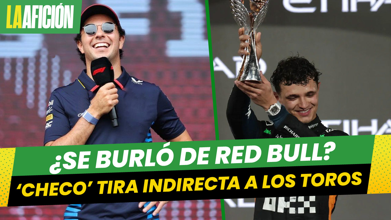 'Checo' Pérez lanza dardo a Red Bull tras el título de Lando Norris en la Fórmula 1