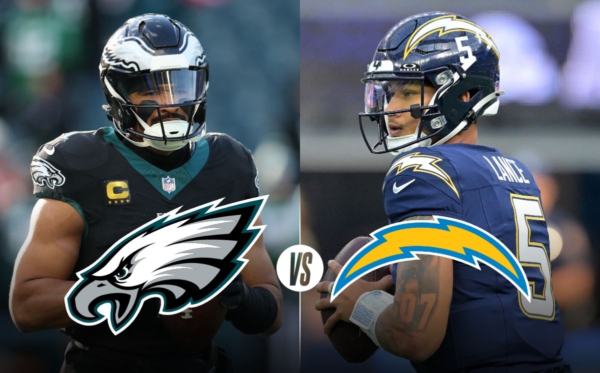 Philadelphia Eagles vs Los Angeles Chargers EN VIVO: A qué hora y dónde VER partido HOY del Monday Night Football de la Semana 14 de la NFL 2025
