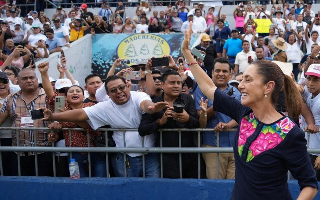 Tras el mitin que encabezó Sheinabum, la presidenta afianzó sus niveles de popularidad entre las juventudes (Cuartoscuro).