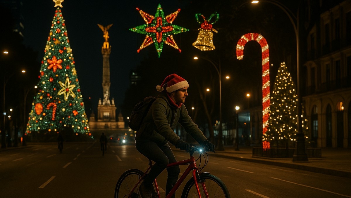 ¡Alista la bici! CdMx confirma paseo nocturno navideño para despedir al 2025: ¿cuándo y a qué hora será?