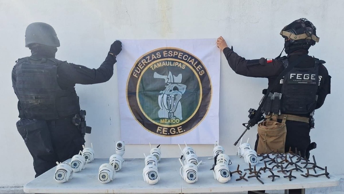 Un total de 17 cámaras de videovigilancia fueron retiradas en diversos puntos de Ciudad Mante, Tamaulipas