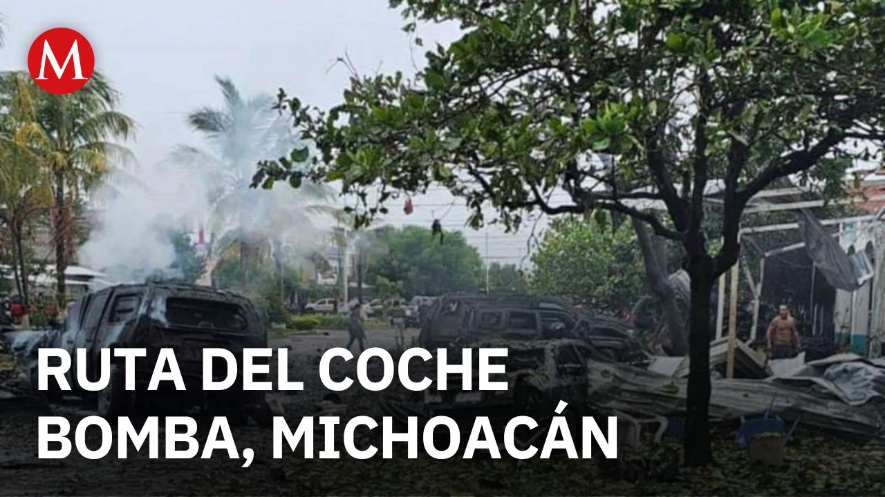 ¿Cuál fue la ruta del coche bomba de Michoacán?