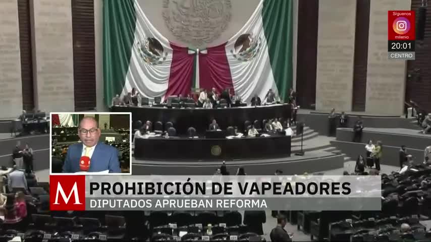 Diputados prohíben el uso de vapeadores con cárcel | Pedro Gamboa, 9 de diciembre de 2025