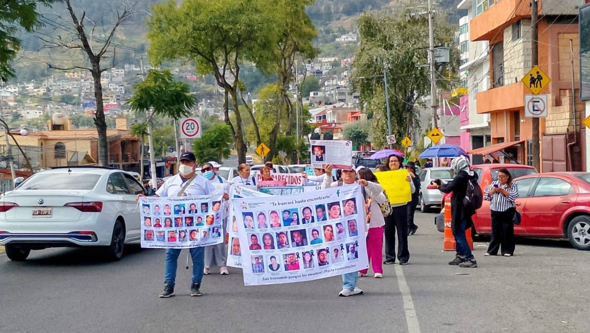 Familias del Edomex acusan a la Comisión de Búsqueda de fallas que dificultan encontrar a sus seres queridos desaparecidos. Foto: Iván Carmona