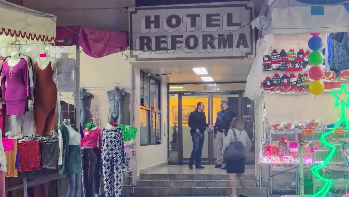 El hallazgo se registró en la habitación 302 del hotel ubicado en la avenida Cuauhtémoc. Foto: Miranda Arias