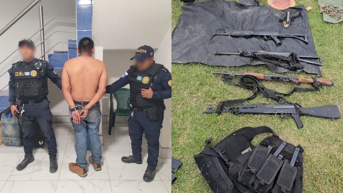 El hombre llevaba armamento de alto poder cuando intentaba ingresar a territorio mexicano.  | Foto: Especial