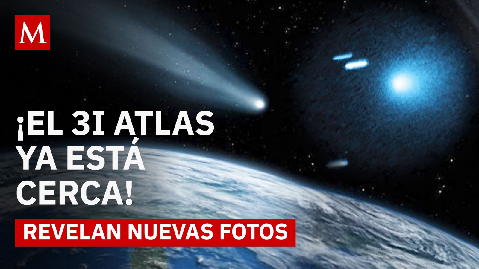 Últimas imágenes del 3I/ATLAS: NASA muestra cómo avanza el cometa hacia la Tierra