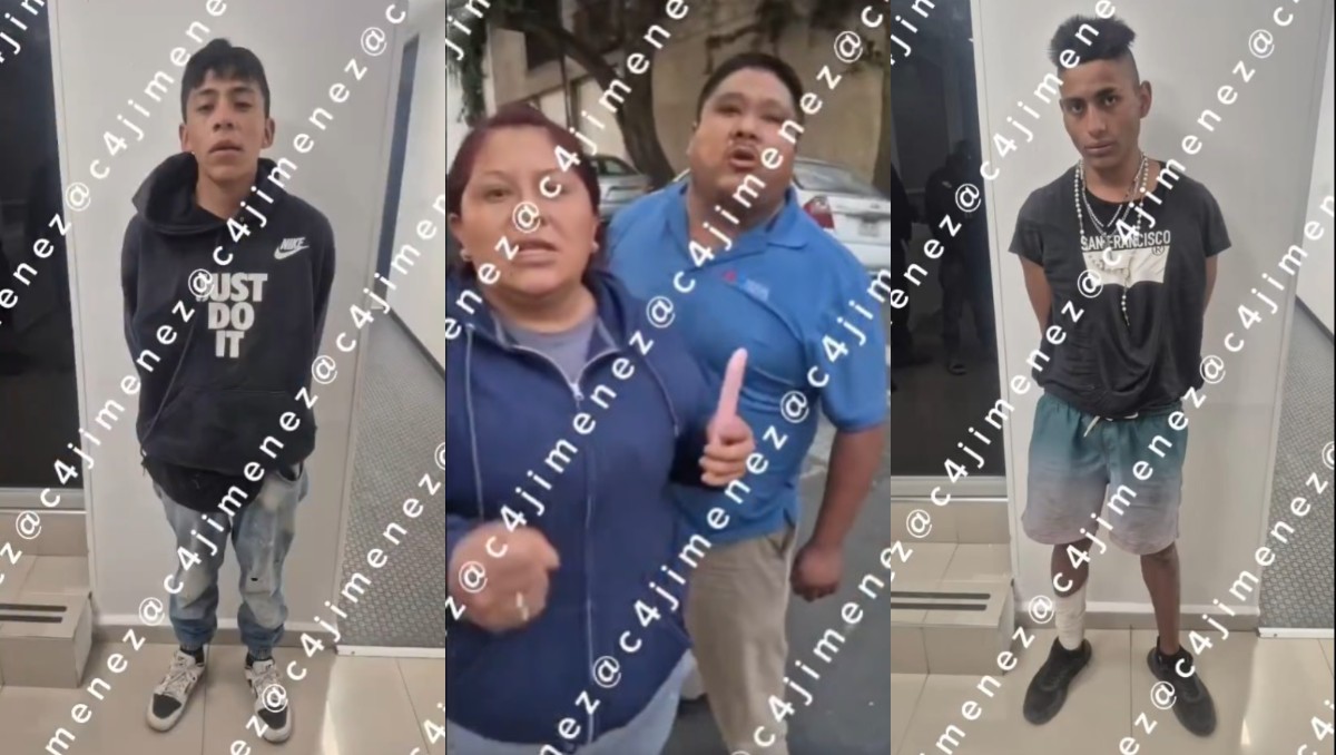 Los jóvenes fueron identificados como Juan 'N' y Johan Eliud 'N' en la alcaldía Tlalpan | Captura