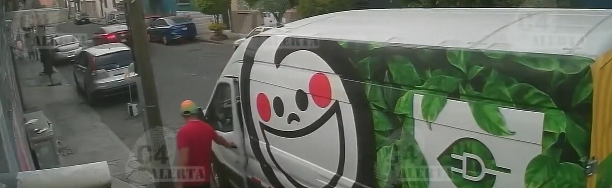 Captan en video robo a chofer de camioneta de papas en la GAM
